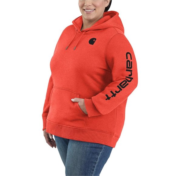 NEW Carhartt 102791 Clarksburg Graphic HoodieCurrant Heather 267sn - Picture 1 of 1